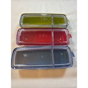 Joie MSC On The Go Snack Containers Set of 3 Divided Travel Food Storage Boxes